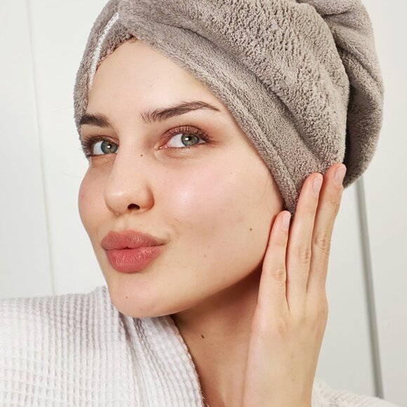 6 PCS Fast Drying Hair Absorbent Microfiber Towel Turban Soft Shower 2/ color - Picture 5 of 7